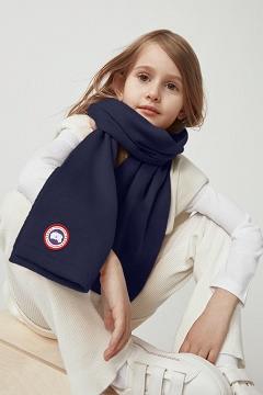 Accesorios Canada Goose Niños Outlet - Merino Bufanda Azul Marino LG5392684